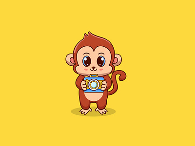 character mascot logo monkey