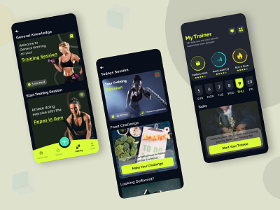 Fitness App design