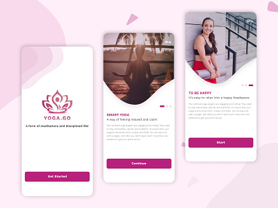 Yoga App Design adobe xd android app app design figma fitness app graphic design ios app mobile app photoshop ui ui design uiux uiux design ux ux design web design yoga app