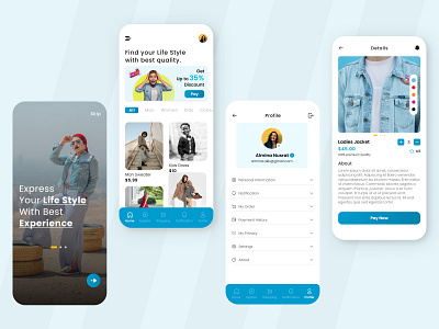 Fashion App Design