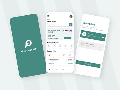 Job Finder App UI Design