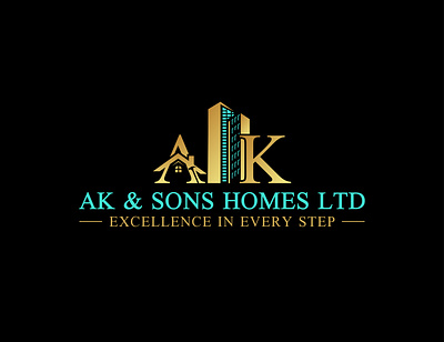 AK Real Estate Logo | Property Company Logo ak real estate logo architecture logo branding building logo construction logo design graphic design logo mortgage logo property logo real estate logo real estate logos realestatelogo realtor logo vector