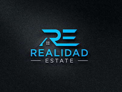 RE Real Estate Logo | Property Company Logo | RE Mortgage Logo