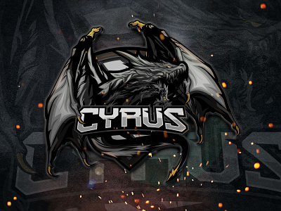 Cyrus Gaming badass esport logo gaming logo logodesign