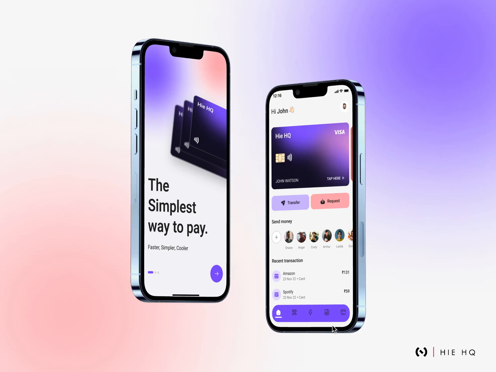 Credit Card App By Yugal Gupta For HQ On Dribbble