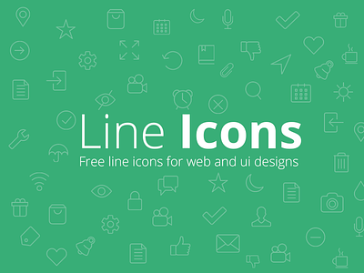 Free Line Icons free icons line icons