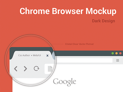 Free Chrome Browser Mockup