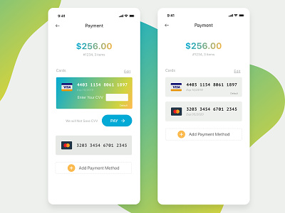 Checkout Screen checkout dailyui gradient payment sketch ui