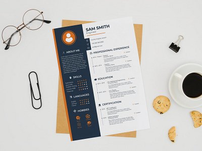 Engineer resume/cv design business cover letter cv cv design cv template design engineer engineer resume graphic design letterhead letterhead design personal professional resume resume design resume template