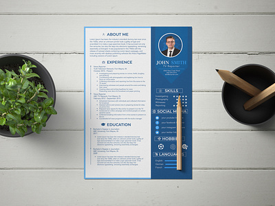 TV Reporter Resume/CV Design attractive cover letter cv cv design cv template cvresume design graphic design letterhead modern professional resume resume design resume template unique