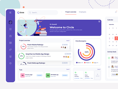 Project management dribbble illustration product design project management tool project managment uiux