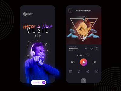 Crystal Music Player app