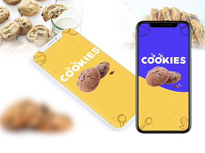 Cookies website (mobile UI) cookies iphone mobile ui uiux