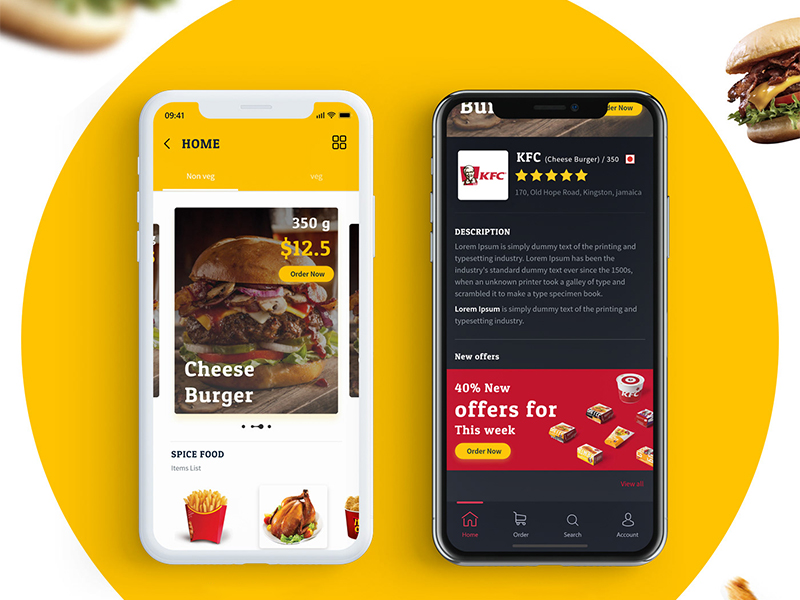 Star Restaurant App by Ganesh on Dribbble