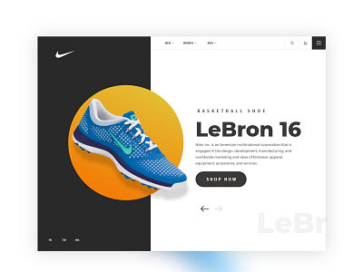 Nike website home page branding design dribbble ecommerce website design ui ux