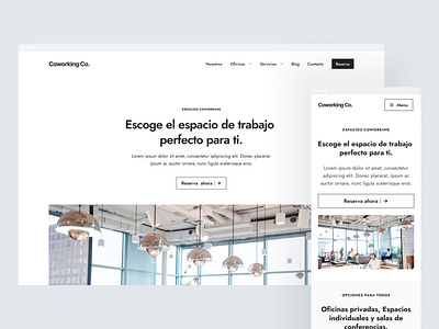 Coworking Website