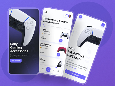 Gaming Accessories Shop UI Design