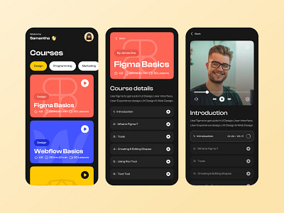 Online Education App UIUX Design