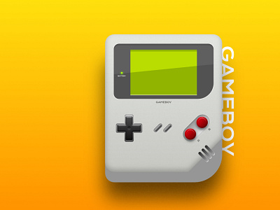 Gameboy Skeumorphic Design