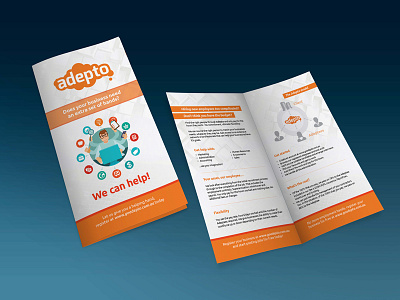 Bifold Brochure bifold brochure dl network print design