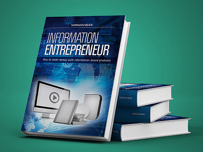 "Information Entrepreneur" Book Cover book book cover cover ebook editorial editorial design