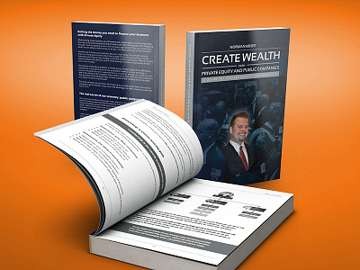 "Create Wealth" Book book book cover cover ebook editorial editorial design