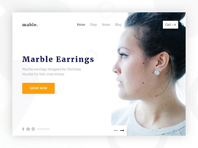 Jewelry E Commerce Landing Page animation app branding design icon interaction design landing page landing page concept typography ui ux web website