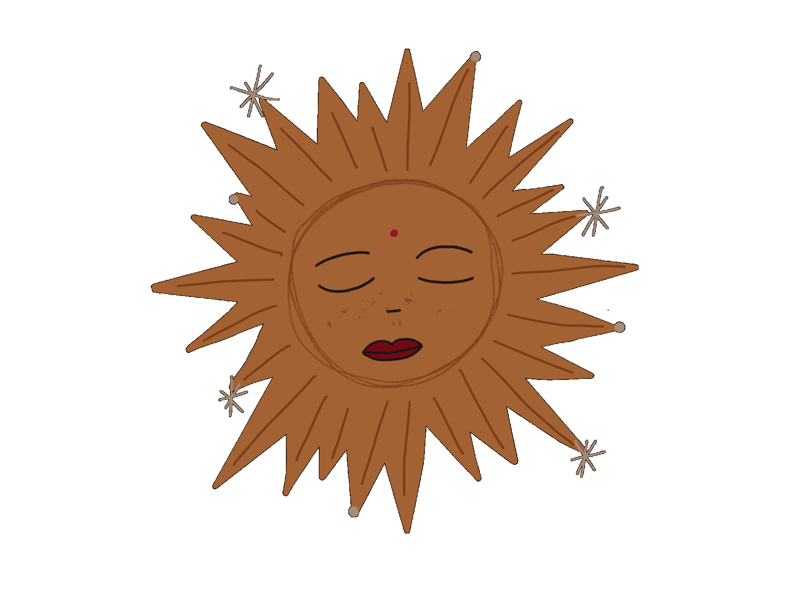 Mystical sun animation gif sun