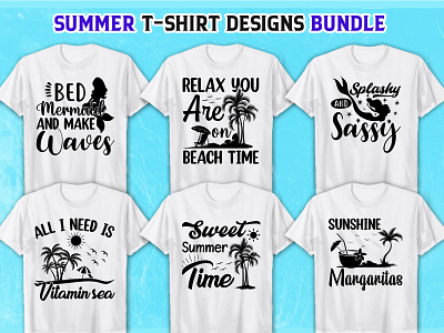 Summer SVG T-Shirt design bundle