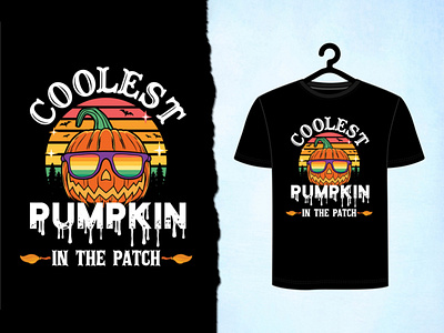Coolest Pumpkin In The Patch T shirt Design