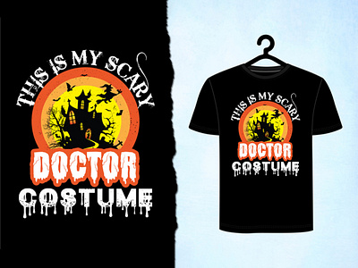 This Is My Scary Doctor Costume T shirt Design