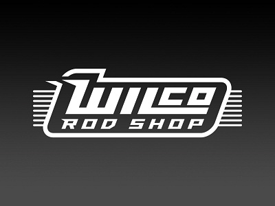 Wilco Rod Shop logo badge branding design graphic design hotrod illustration logo retro speedshop