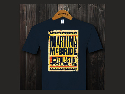 Martina McBride Tour Tee badge branding concert tee design graphic design illustration lettering logo retro vector