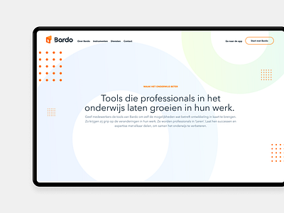 Bardo Website - home header design header ui ux web