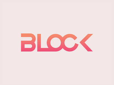 Block brand identity branding crypto crypto currency cryptocurrency gradient logo logo design logodesign logodesigner logotype minimal minimalist type type logo typography vector