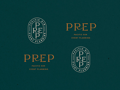 PREP Brand Identity badge brand identity branding custom type design logo minimal pacific north west surf type typography vector