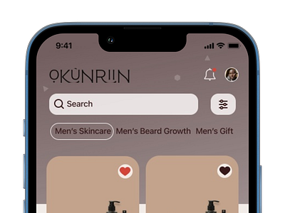 MEN SKINCARE E-COMMERCE APP