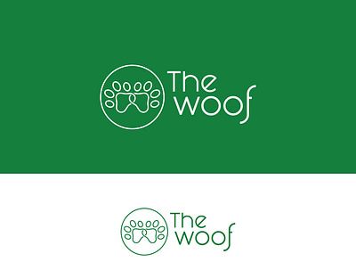 THE WOOF branding design graphic design illustration logo typography vector