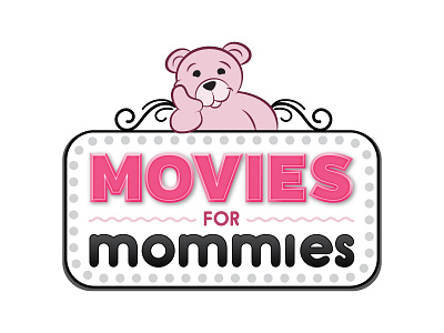 Unused concept for Movies for Mommies concept logo mommies movies