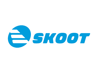 Skoot - Final Logo angle circle depth lines shuttle skoot wing