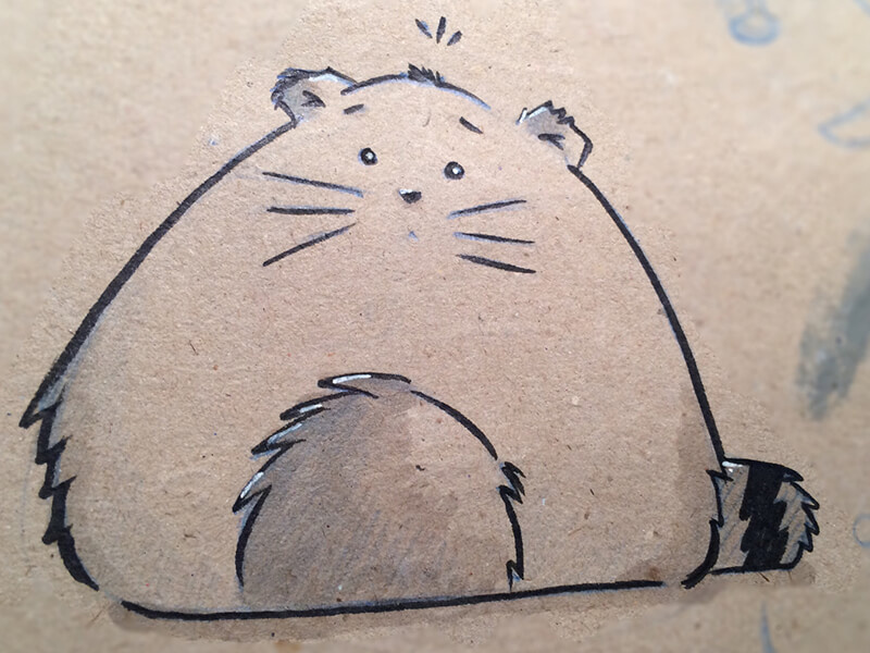 Cat sketch 01