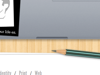 Sneak Peak of my new Site Design - 01 card ezduzit mac paper pencil redesign site wood