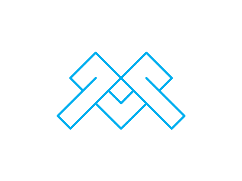 Mkt Partners Modular Logomark branding clean design geometric gif logo modular simple