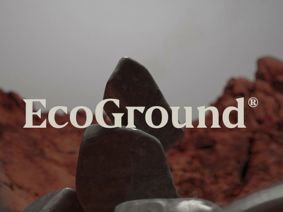EcoGround — Logotype brand branding design identity logo logotype menta picante