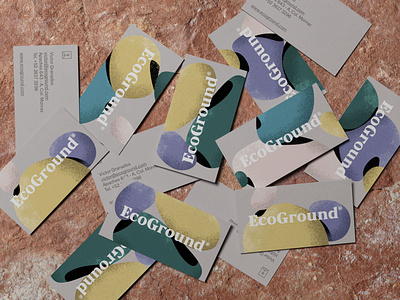 EcoGround — Business Cards brand branding design identity illustration logo logotype menta picante vector
