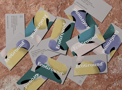 EcoGround — Business Cards brand branding design identity illustration logo logotype menta picante vector