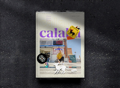 Calaka Wear — Magazine brand branding design identity illustration logo logotype magazine menta picante street