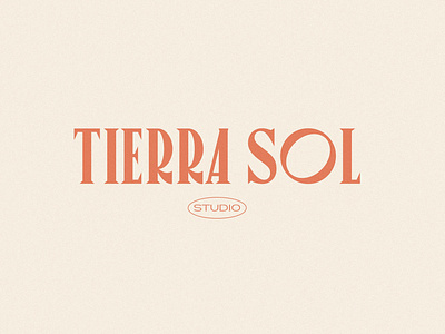 Tierra Sol Studio — Logotype brand branding design graphic design identity illustration logo logotype menta picante vector