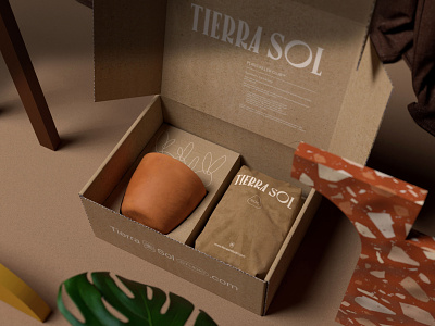 Tierra Sol Studio — Packaging brand branding design identity illustration logo logotype menta picante vector