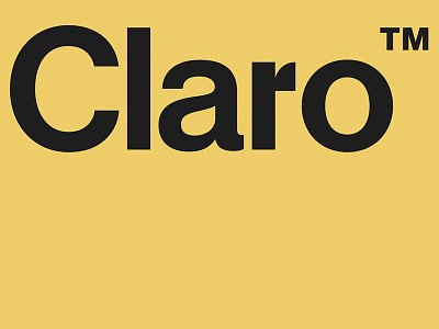 Claro™ — Logotype brand branding design identity illustration logo logotype menta picante vector